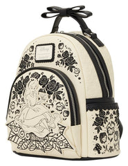 Alice in Wonderland Embroidered Floral Mini Backpack 0671803583030
