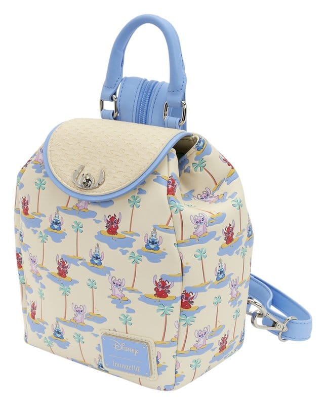 Lilo & Stitch by Loungefly Micro Backpack Stitch, Angel, & Leroy 0671803584402
