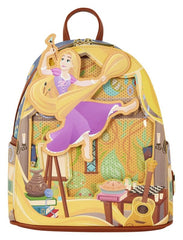 Tangled by Loungefly Mini Backpack Rapunzel Painting 0671803586017