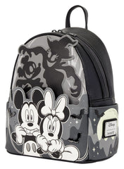 Mickey & Minnie by Loungefly Mini Backpack Ghost Light Up Glow 0671803587601