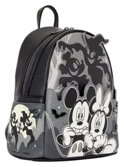 Mickey & Minnie by Loungefly Mini Backpack Ghost Light Up Glow 0671803587601