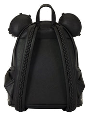 Minnie Mouse by Loungefly Mini Backpack Studs & Chains 0671803589605