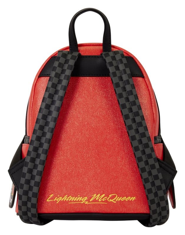 Cars by Loungefly Mini Backpack 20th Anniversary Lightning McQueen Metallic LightUp 0671803589636