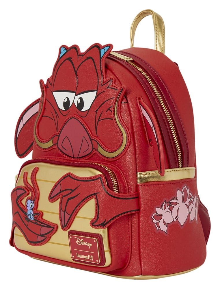 Mulan by Loungefly Mini Backpack Mushu Glitter 0671803590786