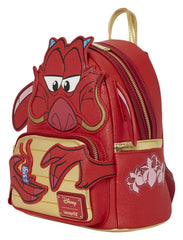 Mulan by Loungefly Mini Backpack Mushu Glitter 0671803590786