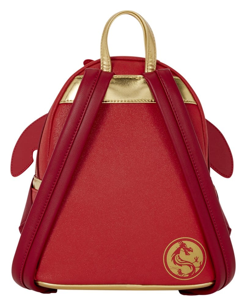 Mulan by Loungefly Mini Backpack Mushu Glitter 0671803590786