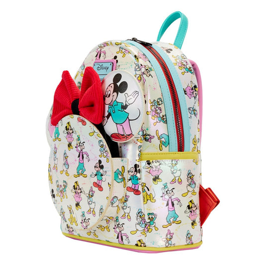 Disney by Loungefly Backpack & Headband Set Mickey & Friends 100th Anniversary AOP 0671803478398