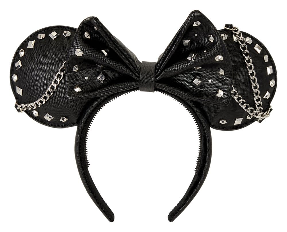 Minnie Mouse by Loungefly Ears Headband Studs & Chains 0671803590212