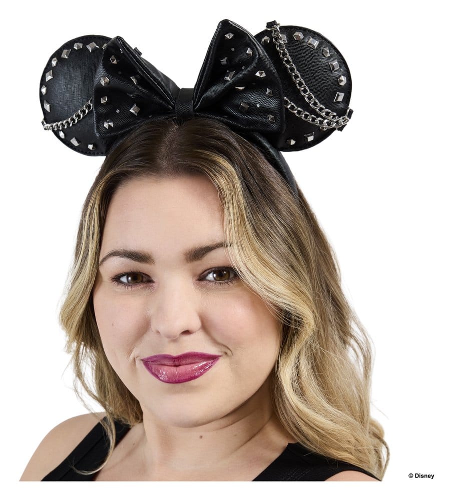 Minnie Mouse by Loungefly Ears Headband Studs & Chains 0671803590212