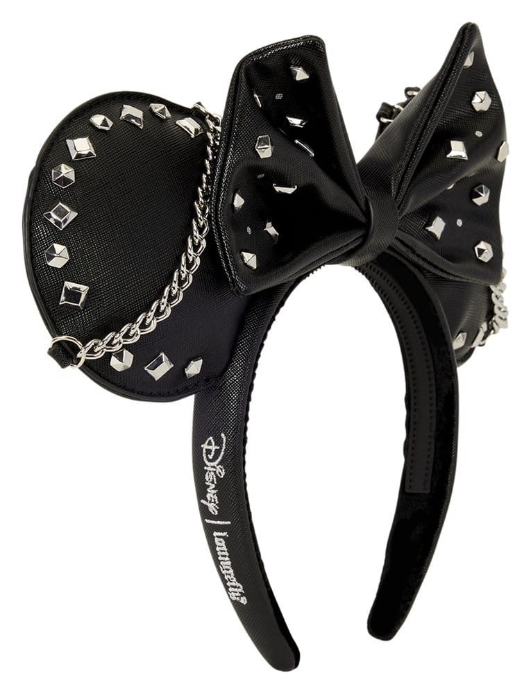Minnie Mouse by Loungefly Ears Headband Studs & Chains 0671803590212
