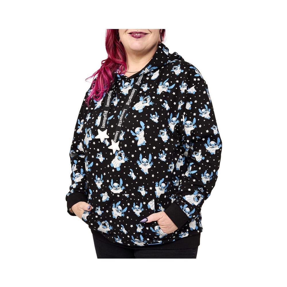 Lilo&Stich by Loungefly hooded jacket Ghost  Size S 0671803521391