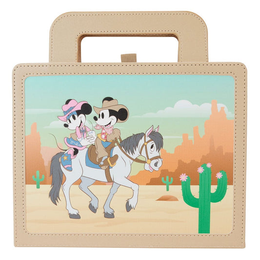 Disney by Loungefly Notebook Western Mickey and Minnie Lunchbox 0671803487390