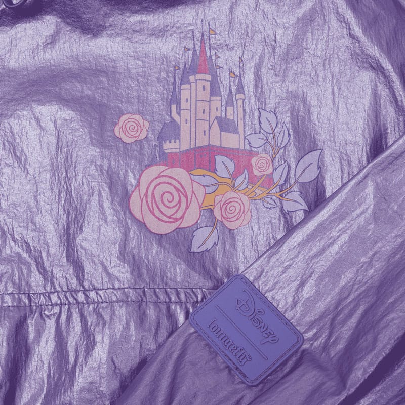 Disney by Loungefly Windbreaker Jacket Princess Aurora & Prince Phillip Size S 0671803546189