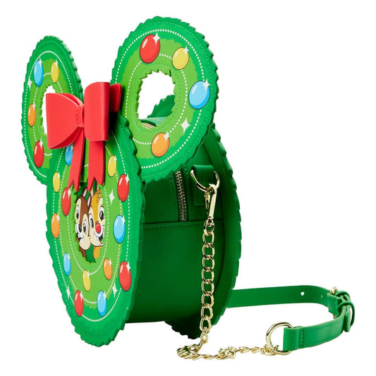 Disney by Loungefly Crossbody Bag Chip and Dale Figurak Wreath 0671803438163
