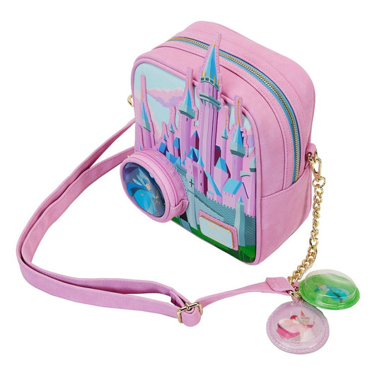 Disney by Loungefly Crossbody Bag Sleeping Beauty Stained Glass Castle 0671803476530