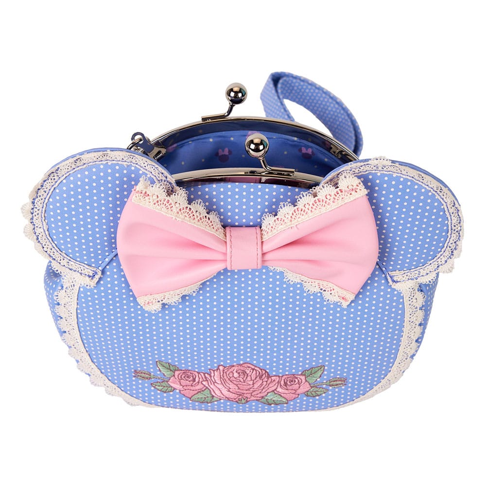 Disney by Loungefly Crossbody Minnie Floral and Lace Kisslock 0671803542884