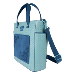 Disney by Loungefly Canvas Tote Bag Convertible Stitch Embroidered  0671803548589