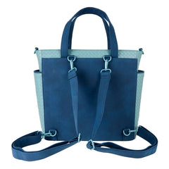 Disney by Loungefly Canvas Tote Bag Convertible Stitch Embroidered  0671803548589