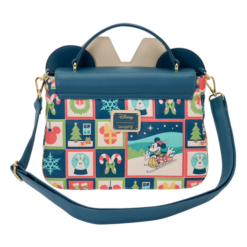 Disney by Loungefly Crossbody Bag Mickey and Minnie Holiday 0671803563445