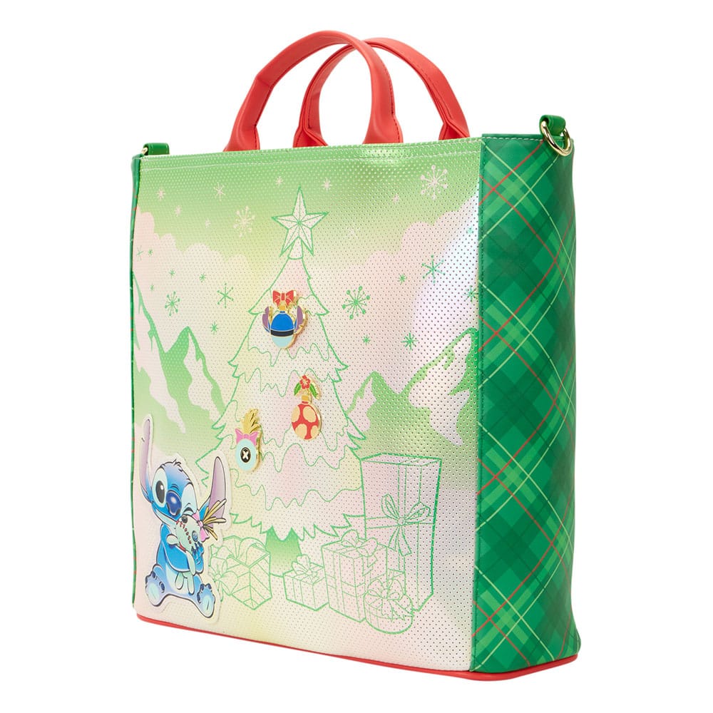 Disney by Loungefly Canvas Tote Lilo&Stitch Holiday 0671803564046
