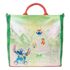 Disney by Loungefly Canvas Tote Lilo&Stitch Holiday 0671803564046