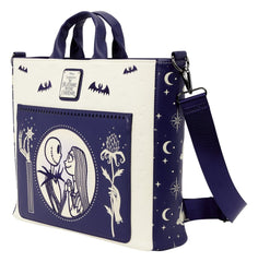 The Nightmare Before Christmas by Loungefly Backpack and Tote Bag Jack Skellington & Sally Night Sky 0671803579736