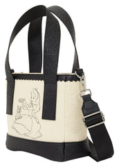 Alice in Wonderland Mini Tote Crossbody Bag 0671803583054