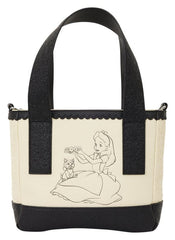 Alice in Wonderland Mini Tote Crossbody Bag 0671803583054