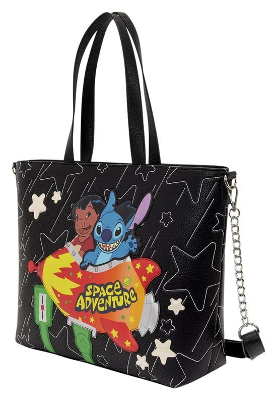 Lilo & Stitch by Loungefly Canvas Tote Bag Space Adventure 0671803584440