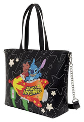 Lilo & Stitch by Loungefly Canvas Tote Bag Space Adventure 0671803584440