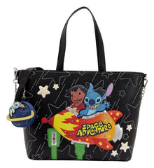 Lilo & Stitch by Loungefly Canvas Tote Bag Space Adventure 0671803584440