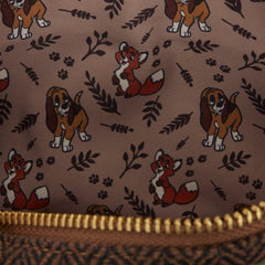 The Fox and the Hound by Loungefly Canvas Tote Bag Tod & Vixey 0671803586925