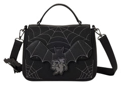 Mickey & Minnie by Loungefly Crossbody Spiderweb and Bats 0671803587618
