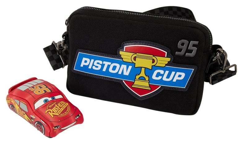 Cars by Loungefly Sling Bag 20th Anniversary Piston Cup 0671803589643
