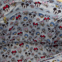 Mickey & Minnie by Loungefly Canvas Tote Bag Puff Quilt 0671803590861