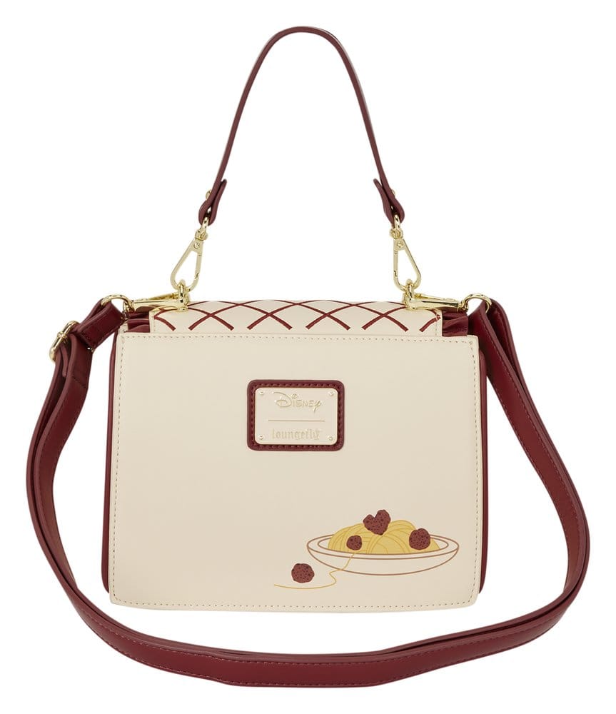 Disney by Loungefly Crossbody Lady & the Tramp Spaghetti Dinner 0671803590939