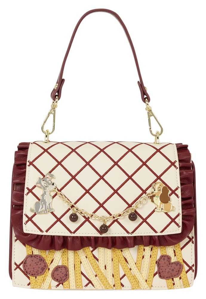 Disney by Loungefly Crossbody Lady & the Tramp Spaghetti Dinner 0671803590939