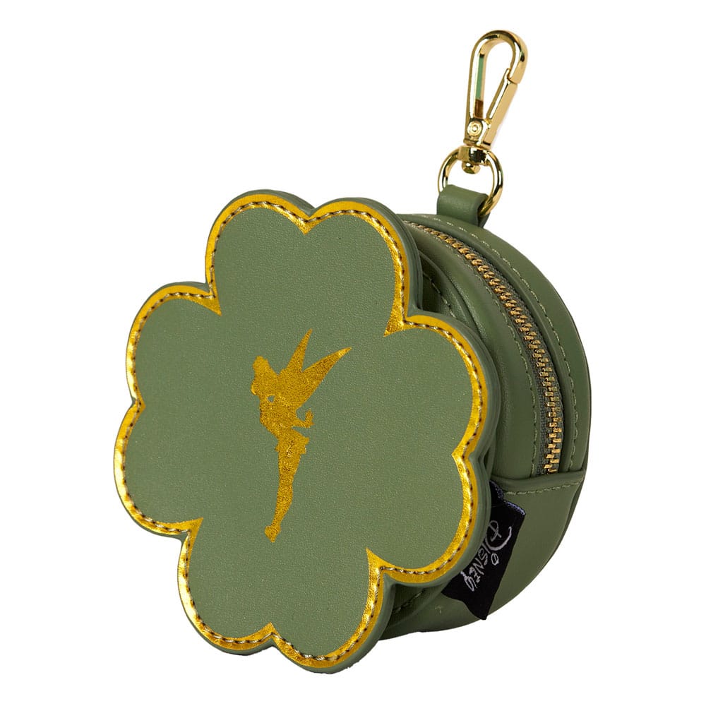 Disney by Loungefly Tote Bag with Coin Purse Tinker Bell 4-Leaf Clover 0671803536395