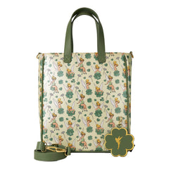 Disney by Loungefly Tote Bag with Coin Purse Tinker Bell 4-Leaf Clover 0671803536395
