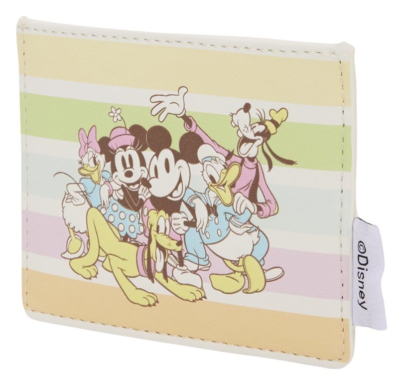 Disney by Loungefly Cardholder Mickey and Friends Rainbow Stripes 0671803331006
