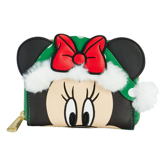 Disney by Loungefly Wallet Minnie Mouse Polka Dot Christmas heo Exclusive 0671803447530