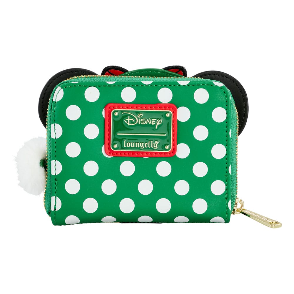 Disney by Loungefly Wallet Minnie Mouse Polka Dot Christmas heo Exclusive 0671803447530