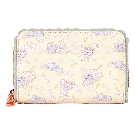 Disney by Loungefly Wallet Cute Stitch Cherry Blossom 0671803539877