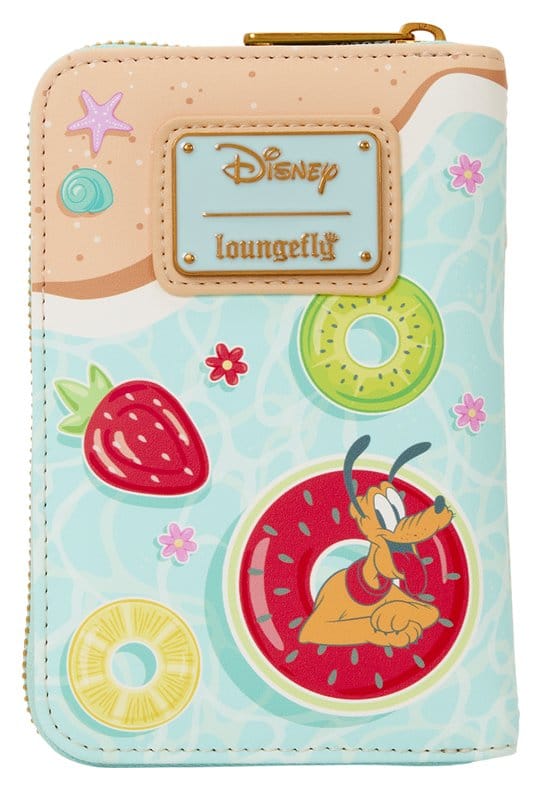 Mickey & Minnie Beach Fun Zip Around Wallet 0671803583221