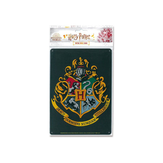 Harry Potter Tin Sign Hogwarts Logo 15 x 21 cm 4045846388253