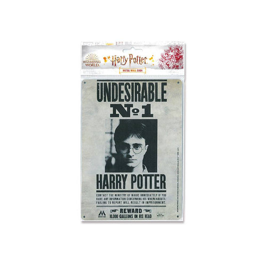 Harry Potter Tin Sign Undesirable No. 1 15 x 21 cm 4045846388222