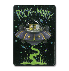 Rick & Morty Tin Sign Spaceship 15 x 21 cm 4045846407664