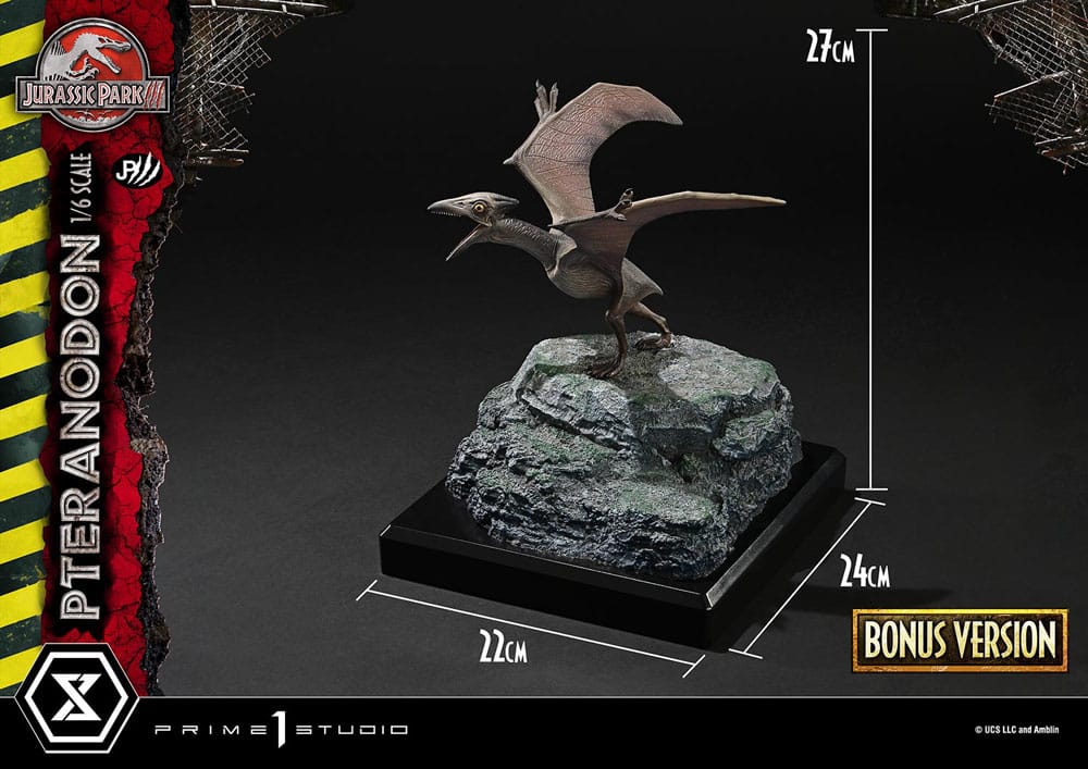 Jurassic Park III Legacy Museum Collection Statue 1/6 Pteranodon Bonus Version 68 cm 4582647122360