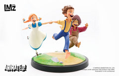 The Adventures of Tom Sawyer Animated! Statue Tom, Huck & Becky 23 cm 3770017509090