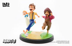 The Adventures of Tom Sawyer Animated! Statue Tom, Huck & Becky 23 cm 3770017509090